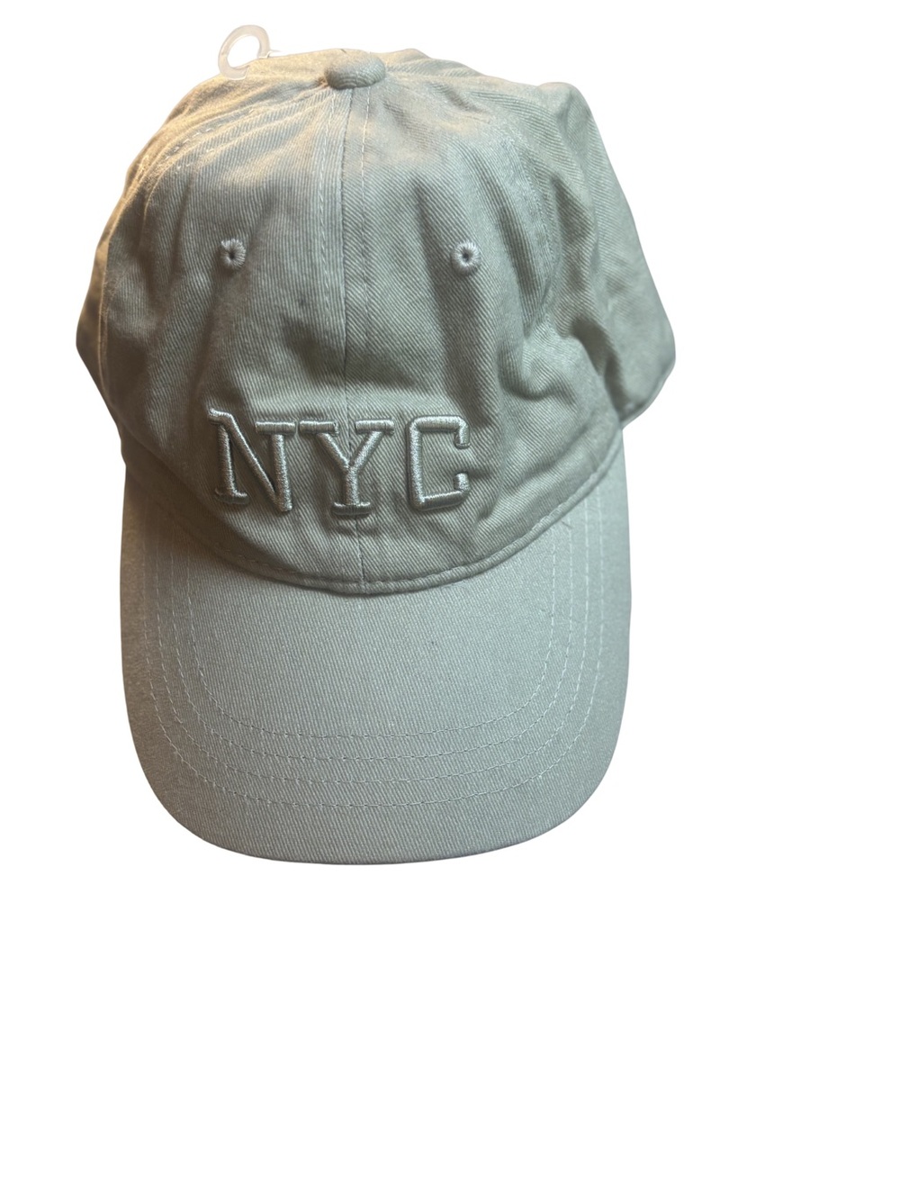 cupcakes & cashmere NYC Embroidered Baseball Cap Khaki New